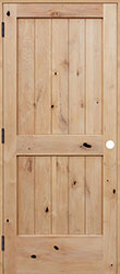 unfinished alder interior door