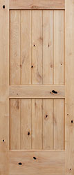 unfinished alder interior door