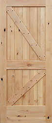unfinished alder interior door